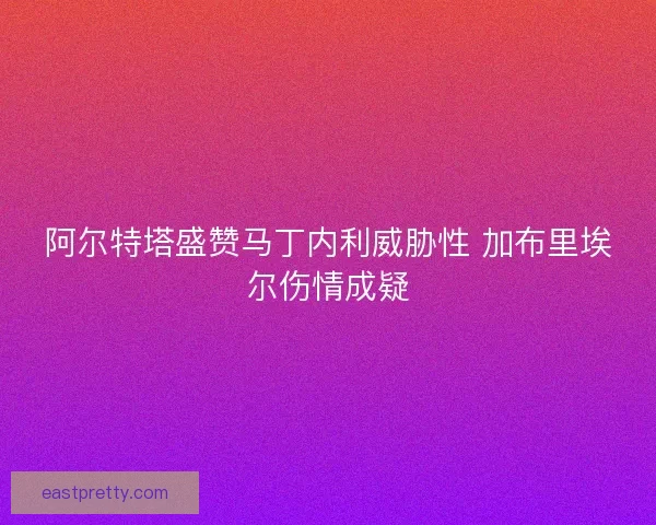 阿尔特塔盛赞马丁内利威胁性 加布里埃尔伤情成疑